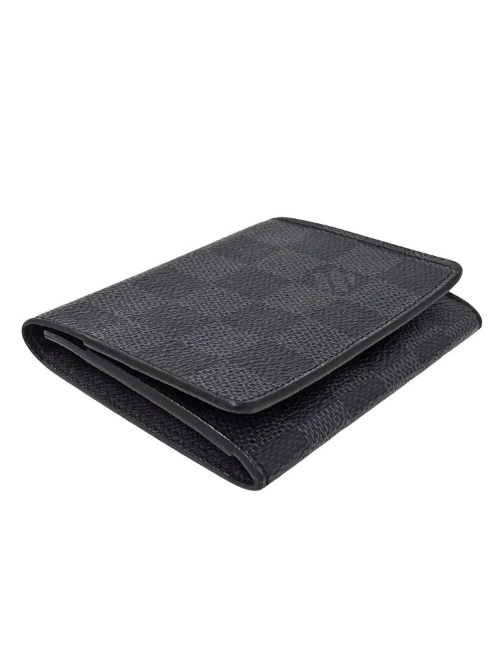 Louis Vuitton Card Case Damier Graphite Business Holder Black